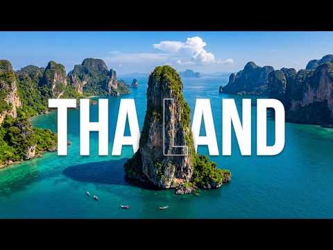 Cinematisch luchtbeeld van de kust van Thailand.